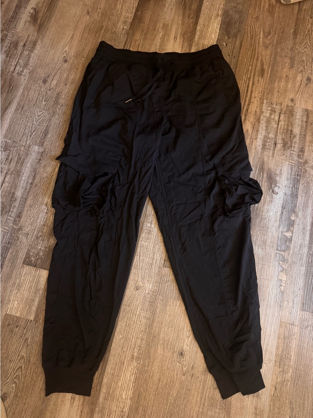 lululemon athletica Black Cargo Jogger Pants